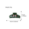 Women's Acrylic Handmade Cartoon Gingerbread Man Hair Shark Clip Hair Accessories