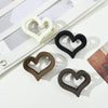 Women's Acrylic Handmade Love Hairpin Highend Frosted Gripper Shark Clip Hair Accessories