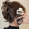 Women's Acrylic Handmade Love Hairpin Highend Frosted Gripper Shark Clip Hair Accessories