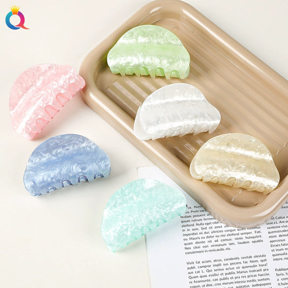 Women's Acrylic Handmade Shark Clip Hair Accessories