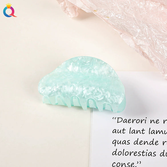 Women's Acrylic Handmade Shark Clip Hair Accessories
