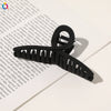 Women's Acrylic Handmade Simple Geometric Disc Square Cross Hair Shark Clip Hair Accessories