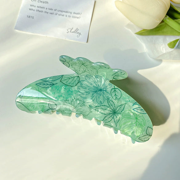 Women's Acrylic Handmade Small Fresh Fruit Shape Hair Grab Clip