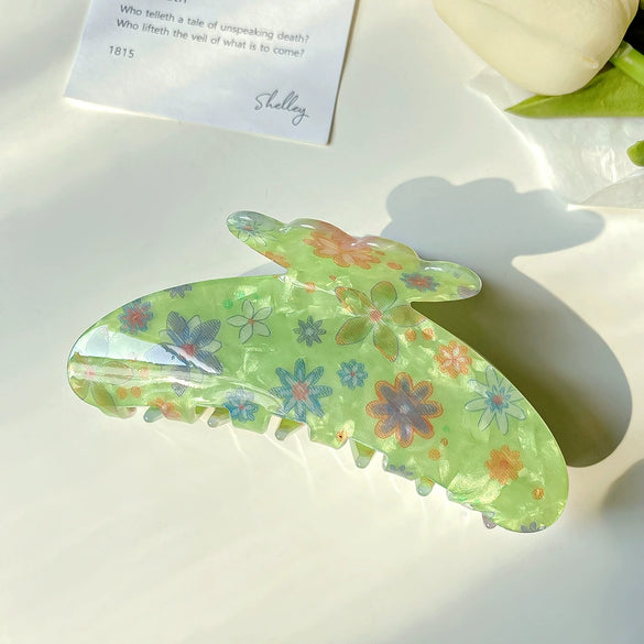 Women's Acrylic Handmade Small Fresh Fruit Shape Hair Grab Clip
