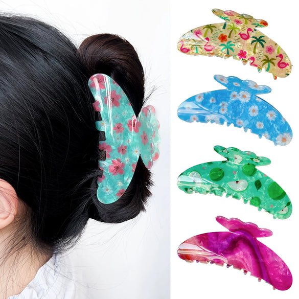 Women's Acrylic Handmade Small Fresh Fruit Shape Hair Grab Clip