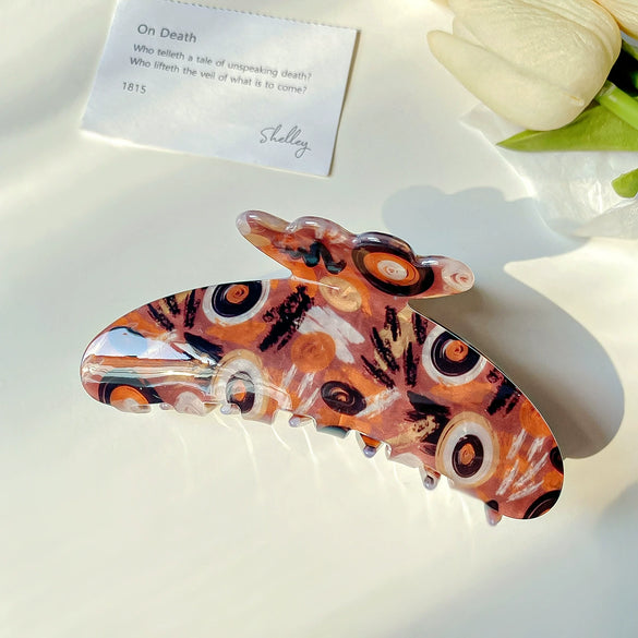 Women's Acrylic Handmade Small Fresh Fruit Shape Hair Grab Clip