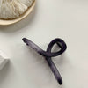 Women's Acrylic Matte Hair Clip French Retro Style With Baking Paint Treatment