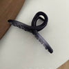 Women's Acrylic Matte Hair Clip French Retro Style With Baking Paint Treatment