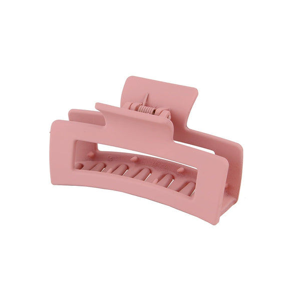 Women's Acrylic Rectangular Baking Paint Hair Clip