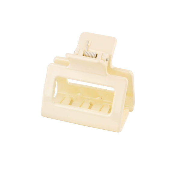 Women's Acrylic Rectangular Hairpin Claw Clip With Geometric Style And Baking Paint Treatment