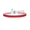 Women's Adjustable Birthstone Bracelet Zircon Geometric Fashion Jewelry Accessories