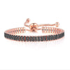 Women's Adjustable Birthstone Bracelet Zircon Geometric Fashion Jewelry Accessories