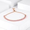 Women's Adjustable Color Zircon Geometric Style Highend Temperament Nonfading Crystal Bracelet For Women