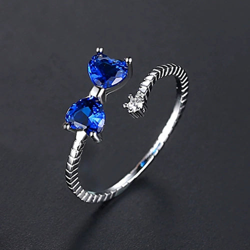 Women's Adjustable Open Bow Ring In Electroplated Copper Minimalist Geometric Fashion Jewelry For Wholesale