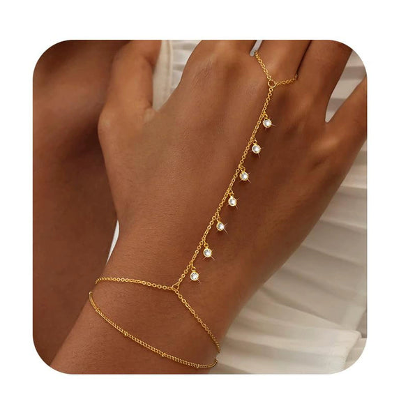 Women's Adjustable Retro Geometric Copper Ring And Bracelet Set Simple Electroplated Fashion Jewelry Daily Wear Accessories