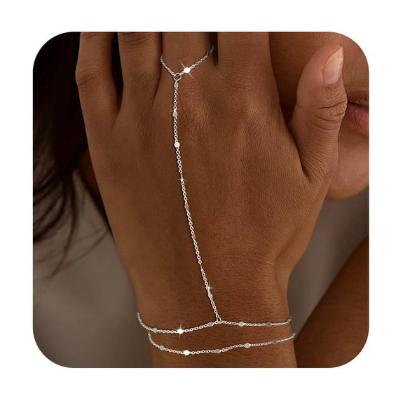 Women's Adjustable Retro Geometric Copper Ring And Bracelet Set Simple Electroplated Fashion Jewelry Daily Wear Accessories