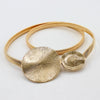 Women's All Match Metal Elastic Waist Belt With Alloy Leaf Buckle Electroplated Dress Accessory