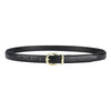 Women's All Match Simple Light Luxury Genuine Leather Belt With Hand Stitching Semicircle Buckle And Embossing