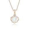 Women's Allmatch Light Luxury S925 Silver Geometric Pendant Clavicle Necklace With Cross Chain