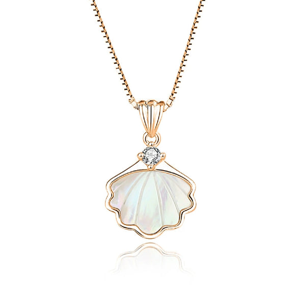 Women's Allmatch Light Luxury S925 Silver Geometric Pendant Clavicle Necklace With Cross Chain
