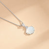 Women's Allmatch Light Luxury S925 Silver Geometric Pendant Clavicle Necklace With Cross Chain
