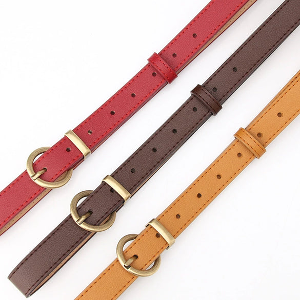 Women's Allmatch Minimalist Fashion Light Luxury Casual Pin Buckle Belt Made Of High Quality Pu With Alloy Belt Buckle And Electroplating Design