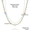 Women's Alloy And Artificial Crystal Beaded Necklace Handmade With Honeybee Animals Pattern And Electroplating Treatment