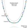 Women's Alloy And Artificial Crystal Beaded Necklace Handmade With Honeybee Animals Pattern And Electroplating Treatment