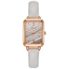 Women's Alloy And Imitation Leather Fashion Retro Square Watch