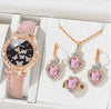 Women's Alloy And Imitation Leather Fashion Simple Round Dial Watch With Spiral Crown And Pin Buckle