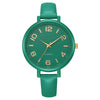 Women's Alloy And Imitation Leather Quartz Belt Watch Round Dial Pin Buckle Retro Casual Style