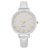 Women's Alloy And Imitation Leather Quartz Belt Watch Round Dial Pin Buckle Retro Casual Style