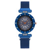 Women's Alloy And Metal Strap Watch With Round Dial And Suction Iron Buckle Fashion Style
