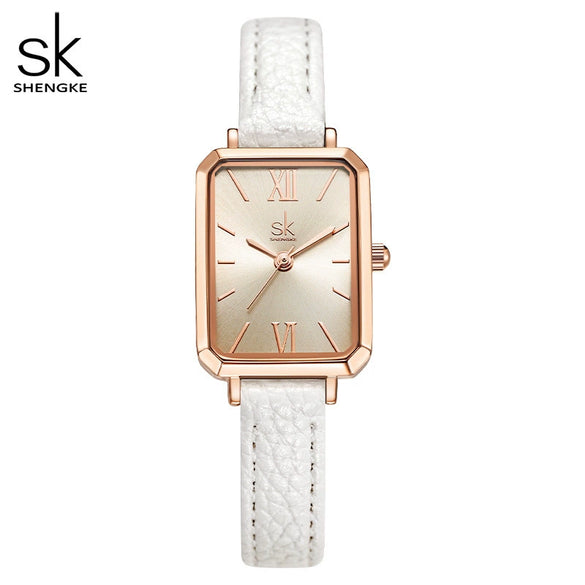 Women's Alloy And Pu Watch Fashion Simple Light Luxury Business Square Dial Waterproof