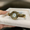 Women's Alloy And Stainless Steel Belt Round Dial Fashion Simple Bracelet Watch