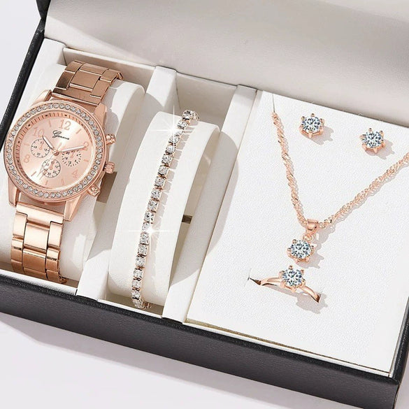 Women's Alloy And Stainless Steel Casual Fashion Rectangle Dial Quartz Watch