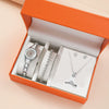 Women's Alloy And Stainless Steel Casual Fashion Rectangle Dial Quartz Watch