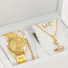 Women's Alloy And Stainless Steel Casual Fashion Rectangle Dial Quartz Watch
