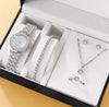Women's Alloy And Stainless Steel Casual Fashion Rectangle Dial Quartz Watch