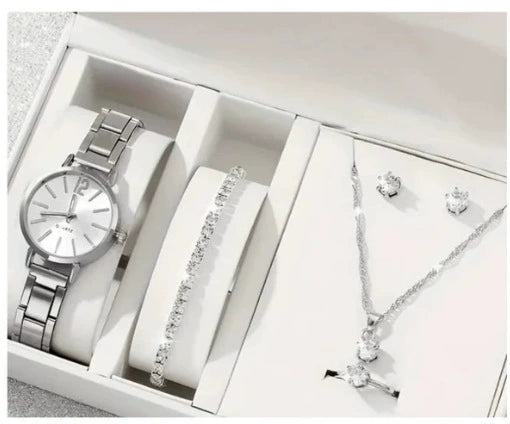 Women's Alloy And Stainless Steel Casual Fashion Rectangle Dial Quartz Watch