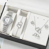 Women's Alloy And Stainless Steel Casual Fashion Rectangle Dial Quartz Watch