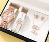 Women's Alloy And Stainless Steel Casual Fashion Rectangle Dial Quartz Watch