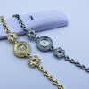 Women's Alloy And Stainless Steel Round Dial Quartz Bracelet Watch Leisure Style