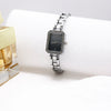 Women's Alloy And Stainless Steel Square Casual Quartz Bracelet Watch