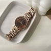 Women's Alloy And Steel Band Quartz Watch Casual Retro Style