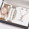 Women's Alloy And Titanium Alloy Casual Fashion Rectangle Dial Quartz Watch