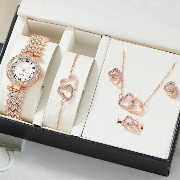 Women's Alloy And Titanium Alloy Casual Fashion Rectangle Dial Quartz Watch