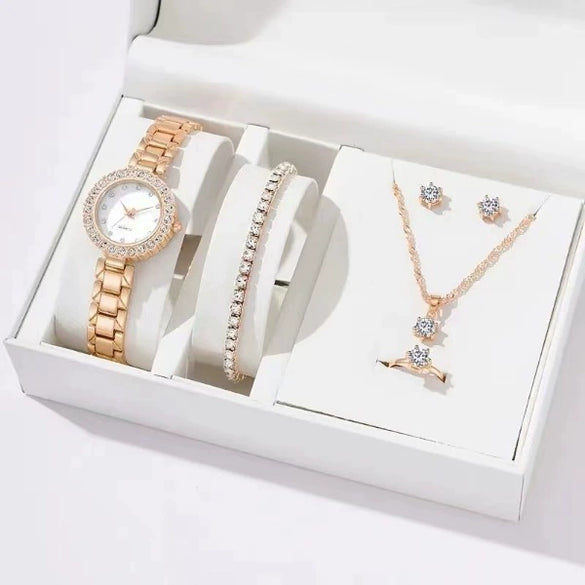 Women's Alloy And Titanium Alloy Casual Fashion Rectangle Dial Quartz Watch