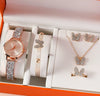 Women's Alloy And Titanium Alloy Casual Fashion Rectangle Dial Quartz Watch