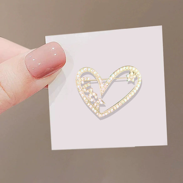 Women's Alloy Antislip Brooch With Flower Pattern And Electroplating Design